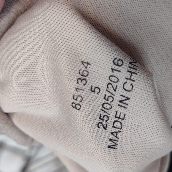 ASOS cream soft velour block heel over the knee boots size 5 - Picture 8 of 9